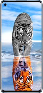 TPU чехол Тигр для Oppo Reno 4 Pro - 6016b-2024 изображение 