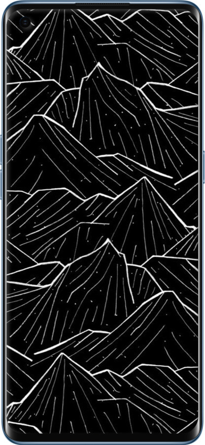 TPU чехол Із зображенням Темних гір для Oppo Reno 4 Pro - 6489b-2024 изображение 
