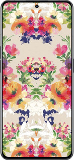 Силиконовый чехол Цветочный узор для Oppo Reno8 Pro 5G - 1083u-2615 изображение 