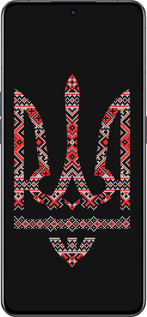 Силіконовий чехол Герб - вишиванка на чорному фоні для Oppo Reno8 Pro 5G - 1196u-2615 изображение 