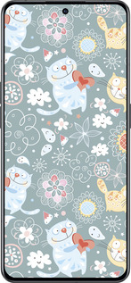 Силіконовий чехол Кошенята v3 для Oppo Reno8 Pro 5G - 1223u-2615 изображение 