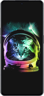 Силіконовий чехол Кіт-астронавт для Oppo Reno8 Pro 5G - 4154u-2615 изображение 