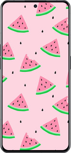 Силиконовый чехол Розовый арбуз для Oppo Reno8 Pro 5G - 4314u-2615 изображение 