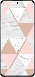 Силиконовый чехол Мраморная симметрия для Oppo Reno8 Pro 5G - 4344u-2615 изображение 