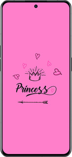 Силиконовый чехол Princess для Oppo Reno8 Pro 5G - 4361u-2615 изображение 