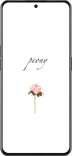 Силиконовый чехол Пион для Oppo Reno8 Pro 5G - 4366u-2615 изображение 