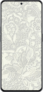 Силиконовый чехол Белое кружево для Oppo Reno8 Pro 5G - 4383u-2615 изображение 