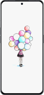 Силиконовый чехол Шарики для Oppo Reno8 Pro 5G - 4387u-2615 изображение 