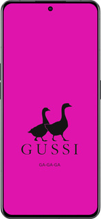 Силиконовый чехол Гуси для Oppo Reno8 Pro 5G - 4561u-2615 изображение 