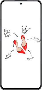 Силиконовый чехол Женщина для Oppo Reno8 Pro 5G - 4599u-2615 изображение 