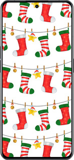 Силиконовый чехол Новогодний 9 для Oppo Reno8 Pro 5G - 4622u-2615 изображение 