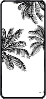 Силиконовый чехол Пальмы1 для Oppo Reno8 Pro 5G - 4634u-2615 изображение 