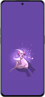 Силиконовый чехол Кот2 для Oppo Reno8 Pro 5G - 4676u-2615 изображение 