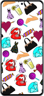 Силиконовый чехол stickers для Oppo Reno8 Pro 5G - 4757u-2615 изображение 