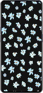 Силиконовый чехол Цветочный для Oppo Reno8 Pro 5G - 4900u-2615 изображение 