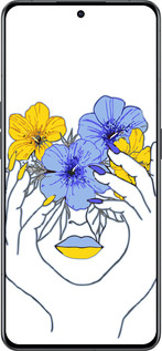 Силиконовый чехол Девушка v4 для Oppo Reno8 Pro 5G - 5276u-2615 изображение 