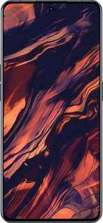 Силиконовый чехол Черно-оранжевая абстракция для Oppo Reno8 Pro 5G - 5340u-2615 изображение 