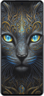 Силиконовый чехол Кошка для Oppo Reno8 Pro 5G - 5548u-2615 изображение 