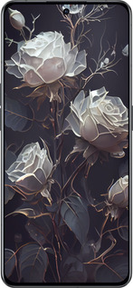 Силиконовый чехол Розы 2 для Oppo Reno8 Pro 5G - 5550u-2615 изображение 