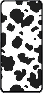 Силиконовый чехол Шкура коровы для Oppo Reno8 Pro 5G - 5576u-2615 изображение 