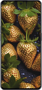 Силиконовый чехол Золотая клубника для Oppo Reno8 Pro 5G - 5637u-2615 изображение 