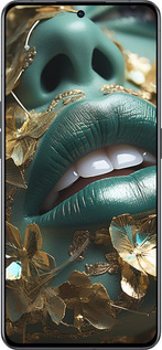 Силиконовый чехол Губы 2 для Oppo Reno8 Pro 5G - 5667u-2615 изображение 