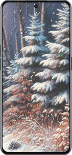 Силиконовый чехол Зимний пейзаж для Oppo Reno8 Pro 5G - 5814u-2615 изображение 