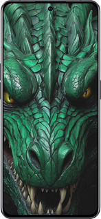 Силиконовый чехол Зелёный дракон v2 для Oppo Reno8 Pro 5G - 5817u-2615 изображение 