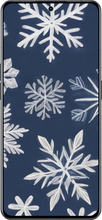 Силиконовый чехол Снежинки для Oppo Reno8 Pro 5G - 5821u-2615 изображение 