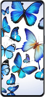 Силиконовый чехол Бабочки для Oppo Reno8 Pro 5G - 6023u-2615 изображение 