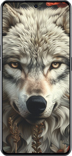 Силиконовый чехол Волчий взгляд для Oppo Reno8 Pro 5G - 6066u-2615 изображение 