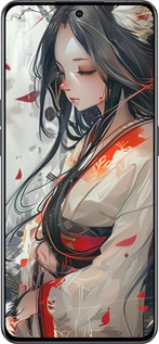 Силіконовий чехол Кіцуне для Oppo Reno8 Pro 5G - 6073u-2615 изображение 