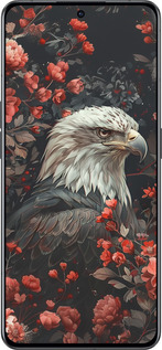 Силиконовый чехол Цветочный страж для Oppo Reno8 Pro 5G - 6102u-2615 изображение 