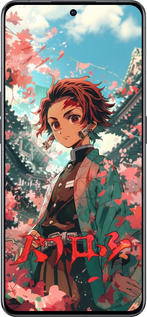 Силиконовый чехол Tanjiro Kamado для Oppo Reno8 Pro 5G - 6132u-2615 изображение 