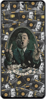 Силиконовый чехол Волк с валл стрит для Oppo Reno8 Pro 5G - 6287u-2615 изображение 