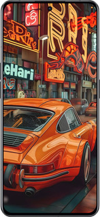 Силиконовый чехол Порше для Oppo Reno8 Pro 5G - 6334u-2615 изображение 