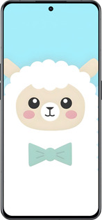 Силиконовый чехол Милый барашек для Oppo Reno8 Pro 5G - 6355u-2615 изображение 