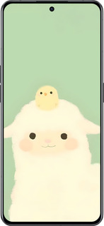 Силиконовый чехол Барашек и ципленок для Oppo Reno8 Pro 5G - 6369u-2615 изображение 