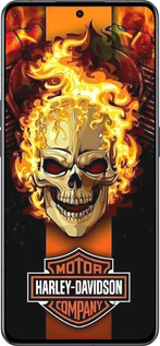 Силиконовый чехол Харлей девидсон для Oppo Reno8 Pro 5G - 6370u-2615 изображение 