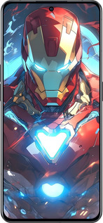 Силиконовый чехол Железный человек для Oppo Reno8 Pro 5G - 6372u-2615 изображение 