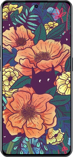 Силиконовый чехол С изображением полевых цветов для Oppo Reno8 Pro 5G - 6419u-2615 изображение 