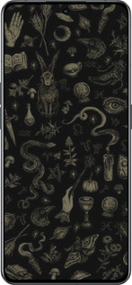 Силиконовый чехол Мистический коллаж с травами и магическими символами для Oppo Reno8 Pro 5G - 6428u-2615 изображение 