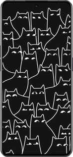 Силіконовий чехол Із зображенням кішок для Oppo Reno8 Pro 5G - 6470u-2615 изображение 