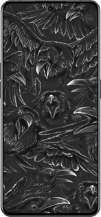 Силиконовый чехол Воронья ярость для Oppo Reno8 Pro 5G - 6474u-2615 изображение 