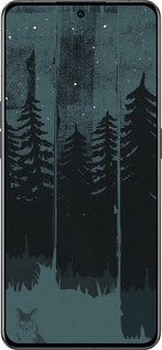 Силиконовый чехол Лиса и ночной лес для Oppo Reno8 Pro 5G - 6481u-2615 изображение 