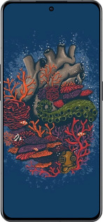 Силиконовый чехол Сердце моря для Oppo Reno8 Pro 5G - 6506u-2615 изображение 