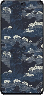 Силиконовый чехол Морская тематика в стиле арт-деко для Oppo Reno8 Pro 5G - 6520u-2615 изображение 