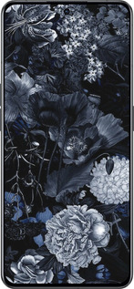 Силіконовий чехол Анотація квітковий малюнок в синіх тонах. для Oppo Reno8 Pro 5G - 6539u-2615 изображение 