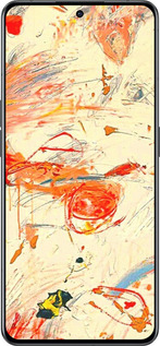 Силиконовый чехол Динамичная картина с хаотичными мазками для Oppo Reno8 Pro 5G - 6540u-2615 изображение 