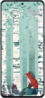 Силиконовый чехол Лис в зелёном лесу для Oppo Reno8 Pro 5G - 6547u-2615 изображение 